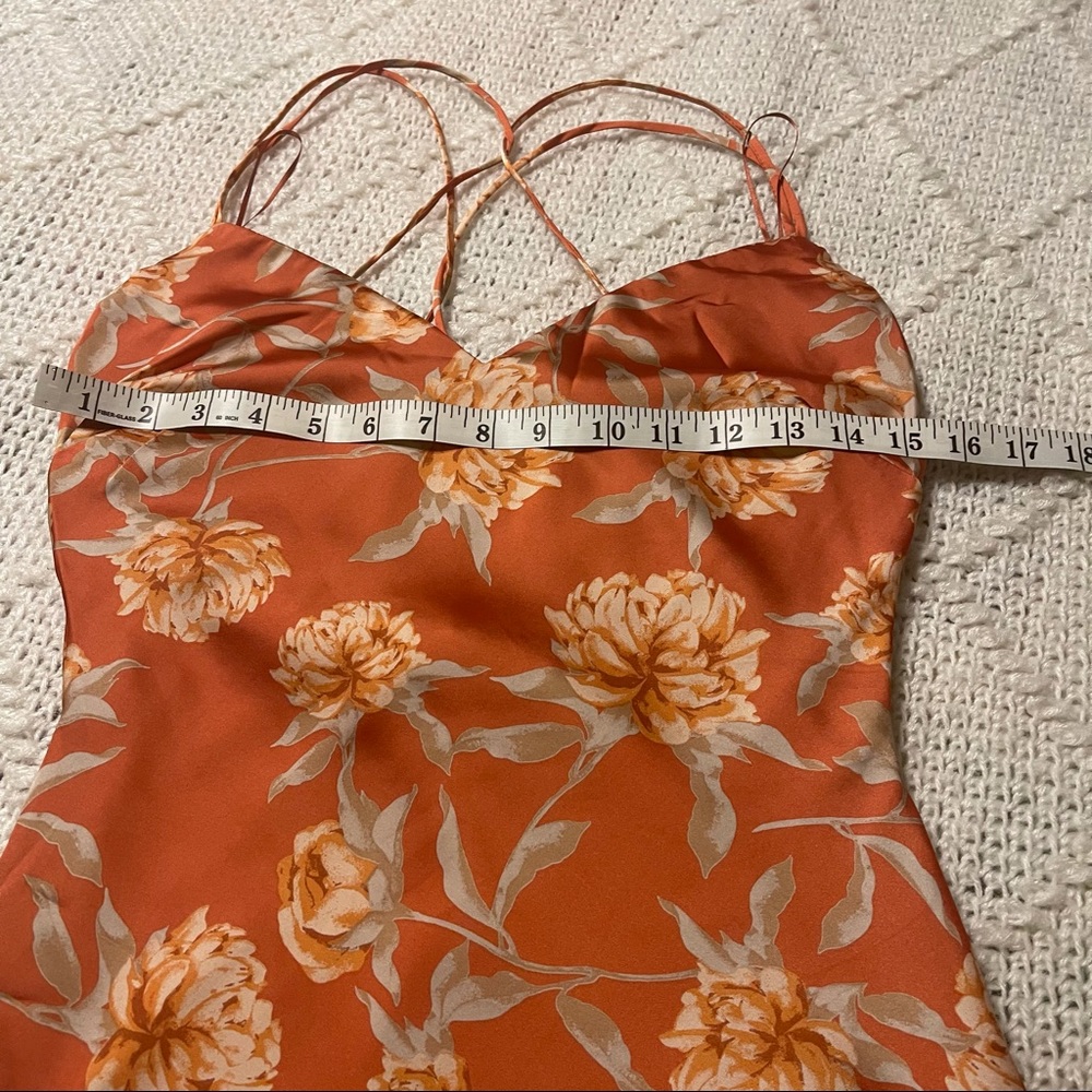 NWT LOVELY DAY ALIVIA FLORAL SATIN MAXI DRESS - Picture 9 of 14